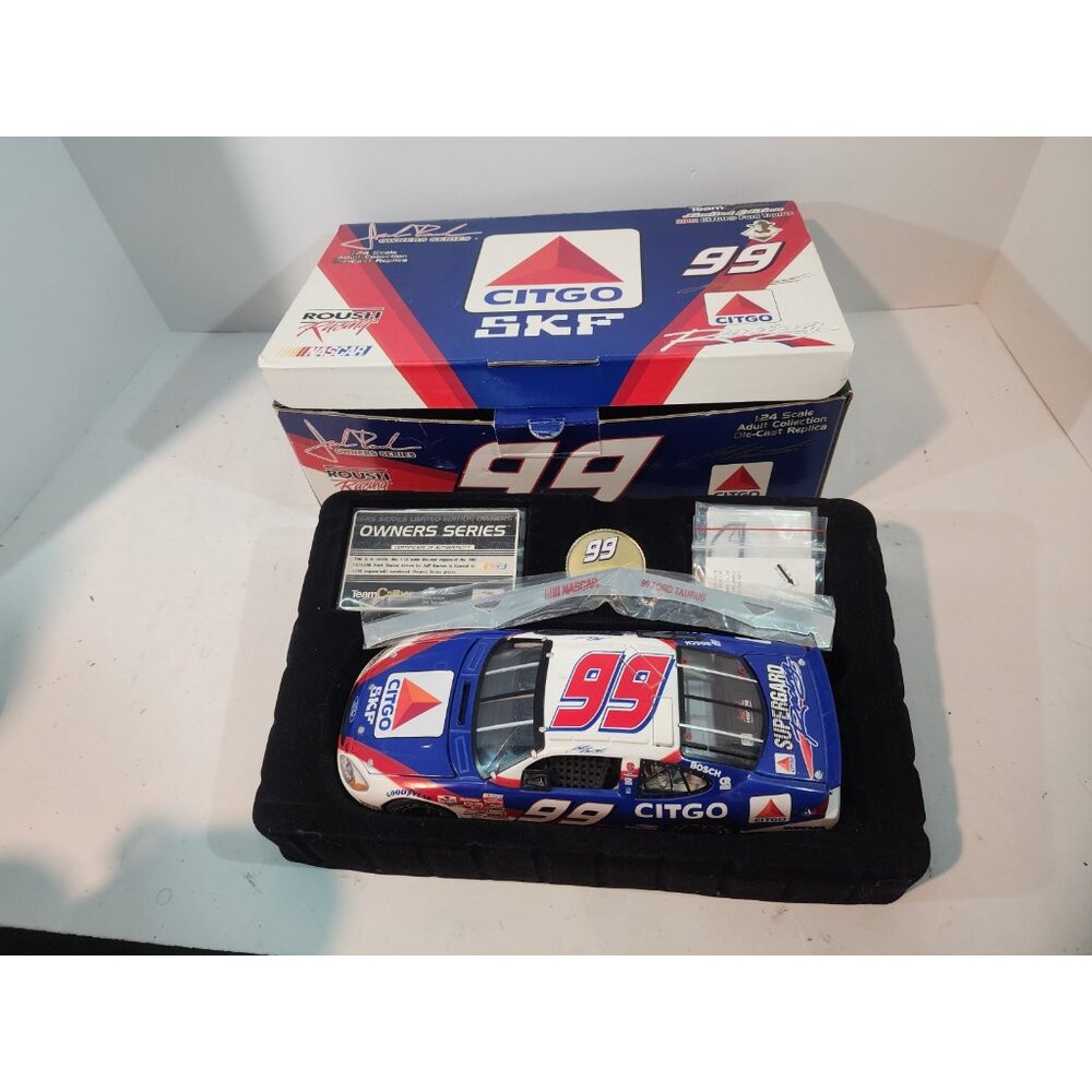 ✅️ TEAM CALIBER OWNERS 2002  #99 CITGO FORD TAURUS JEFF BURTON #O992021CI